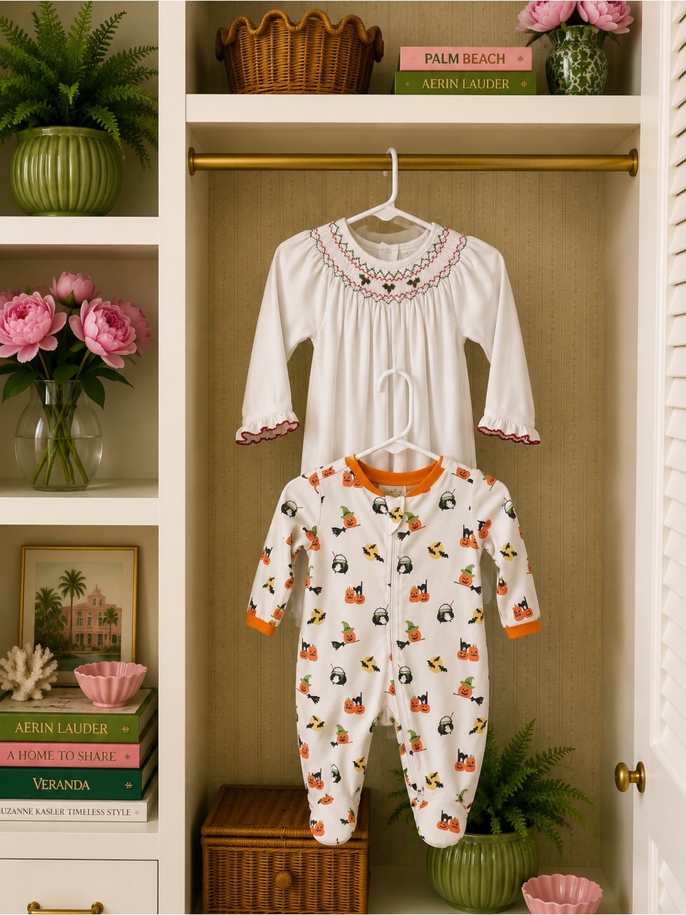 Kissy Kissy Baby Holiday Footie Set Bundle ( 0-3 mos footie + 9 month footie)
